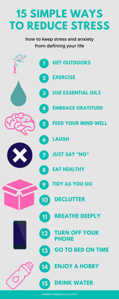 Feeling stressed out? Here are 15 simple tips you can implement right now to help you reduce stress and anxiety naturally. Stress doesn't have to be a normal part of life! Read more at jessicajueckstock.com