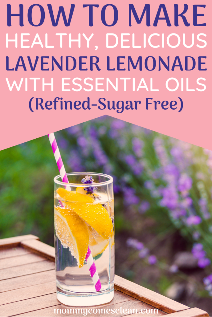 Liven up your lemonade with lavender and lemon essential oils. Made with honey instead of refined sugar, this treat is tasty and good for you too!